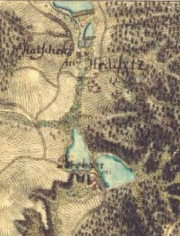 Hradec - I.vojenské mapování - 1765